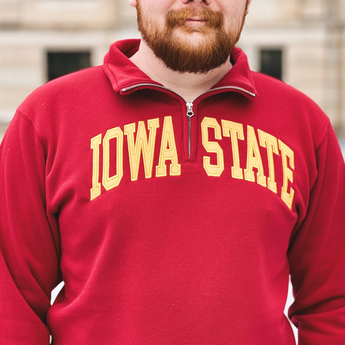 ZooZatz Iowa State Cardinal 1/4-Zip Sweatshirt